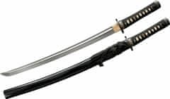 Cold Steel 88ABW Gold Lion Wakishashi meč/katana 53,3 cm, koža, drevené puzdro