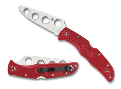 Spyderco C10TR Endura 4 Trainer tréningový nôž 9,1 cm, červená, FRN