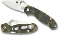 Spyderco C223GPCMO Para 3 Camo taktický vreckový nôž 7,5 cm, maskovací vzor, G10