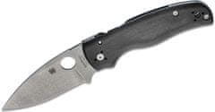 Spyderco C229GP Shaman vreckový nôž 9 cm, Stonewash, čierna, G10 