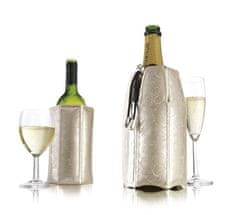 VACUVIN 3887560 Manžetové chladiče na víno a šampanské Platinum