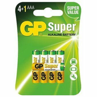 GP Batteries Super Alkaline AAA alkalické batérie 5ks 4891199009174