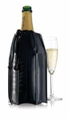 VACUVIN 38856606 Manžetový chladič na šampanské Black
