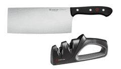 Wüsthof 1125060204 GOURMET 2-dielna sada - čínsky kuchársky nôž, brúska