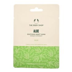 The Body Shop Upokojujúca zlupovacia pleťová maska Aloe (Soothing Sheet Mask) 18 ml