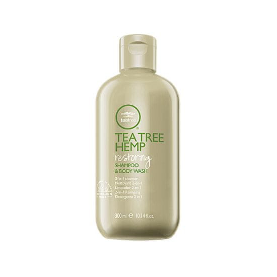 Paul Mitchell Obnovujúci konopný šampón a sprchový gél 2 v 1 Tea Tree Hemp (Restoring Shampoo & Body Wash)
