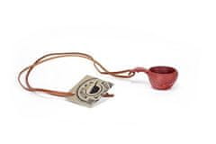 Kupilka K1R Mini cup Red Volume 1 cl, weight 6 g, leather cord 100 cm