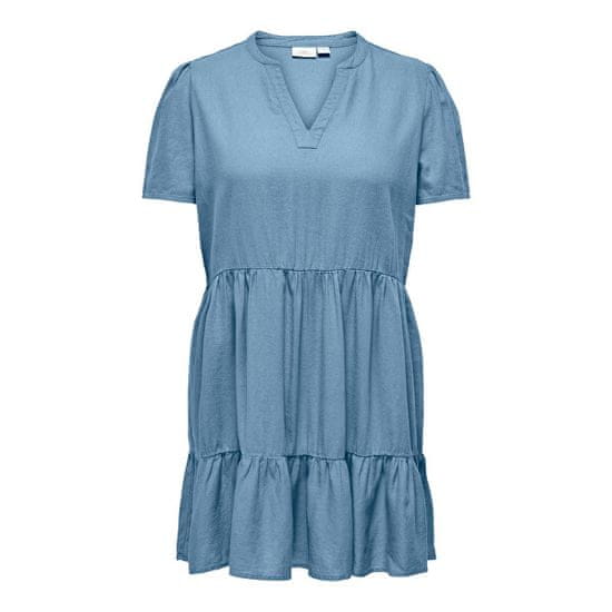 Only Carmakoma Dámske šaty CARTIRI-CARO Regular Fit 15311976 Blissful Blue