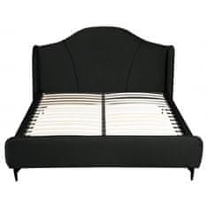 Lectus Čalúnená posteľ Sunrest 160x200 čierna
