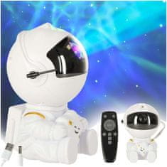 MG Astronaut Star projektor nočnej oblohy, biely