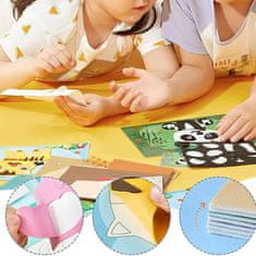 JOJOY® 3D EVA penové puzzle samolepky pre deti 1+1 ZADARMO (2x12 hárkov, motív ZVIERATÁ) | S2TICKYFUN 