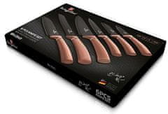 Berlingerhaus Sada nožů s nepřilnavým povrchem BH-2543 6 ks Rosegold Metallic Line