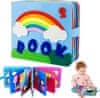 Montessori 3D senzorická interaktívna detská kniha | FIRSTBOOK