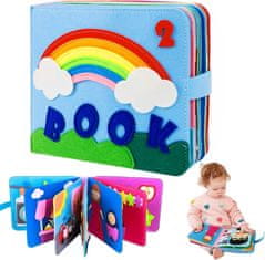 JOJOY® Montessori 3D senzorická interaktívna detská kniha | FIRSTBOOK
