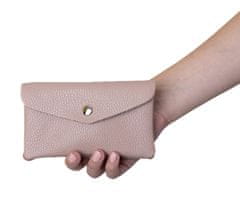 Kožená mini peňaženka TINA powder pink