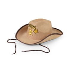 Rappa Detský klobúk hnedý šerif