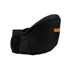 Netscroll Bočný nosič pre deti, nosný sedák pre dieťa, určený na nosenie dieťaťa spredu alebo boku, ergonomická podpora chrbtice, HipSeat