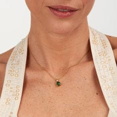 Morellato Slušivý pozlátený náhrdelník so zirkónmi Tesori SAIW190