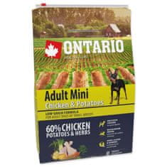 Ontario Krmivo Adult Mini Chicken & Potatoes 2,25kg
