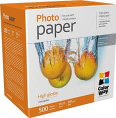ColorWay Colorway fotopapír lesklý 230g/m2/ 10x15/ 500 listů