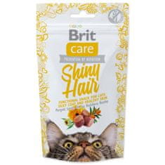 Brit Pochúťka Care Cat Snack Shiny Hair 50g