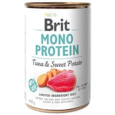 Brit Konzerva Mono Protein tuniak s batátmi 400g