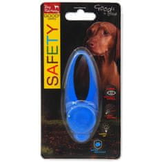 Dog Fantasy Prívesok LED silikón modrý 8cm