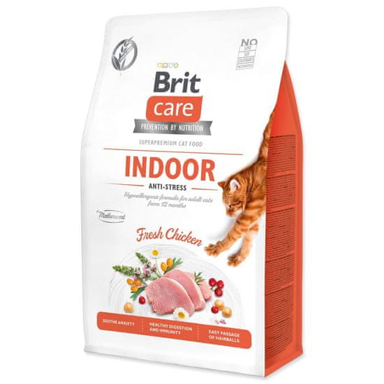 Brit Krmivo Care Cat Grain-Free Indoor Anti-stress 0,4kg