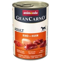 Animonda Konzerva Gran Carno Adult hovädzie a kura 400g