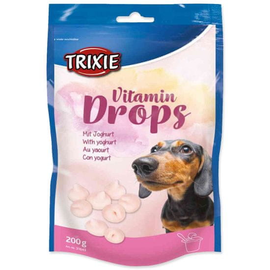 Trixie Pochúťka Dropsy vitamínové s jogurtom 200g