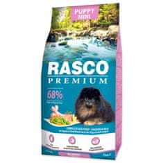 RASCO Krmivo Premium Puppy Mini kura s ryžou 1kg