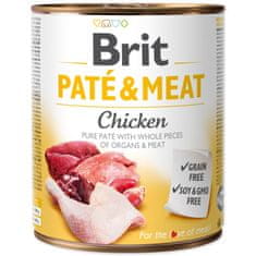 Brit Konzerva Paté & Meat kura 800g