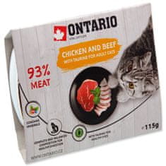 Ontario Vanička kura s hovädzím a taurínom 115g