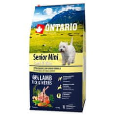Ontario Krmivo Senior Mini Lamb & Rice 6,5kg