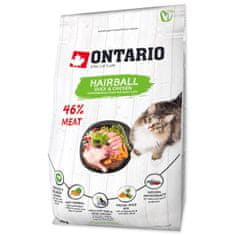 Ontario Krmivo Cat Hairball 0,4kg
