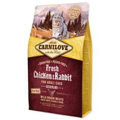 Carnilove Krmivo Cat Fresh Chicken & Rabbit 2kg
