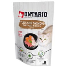 Ontario Kapsička tuniak a losos vo vývare 80g