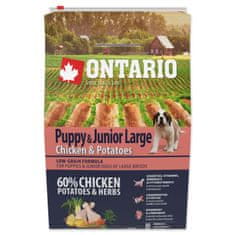 Ontario Krmivo Puppy & Junior Large Chicken & Potatoes 2,25kg