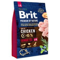Brit Krmivo Premium by Nature Senior L+XL 3kg