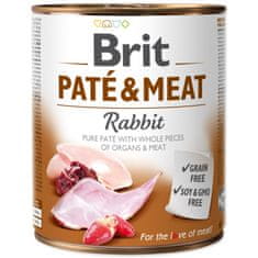 Brit Konzerva Paté & Meat králik 800g