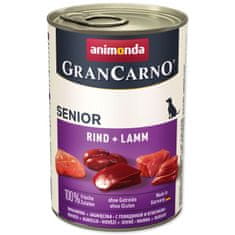 Animonda Konzerva Gran Carno Senior hovädzie a jahňa 400g