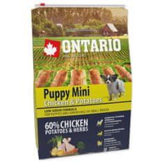 Ontario Krmivo Puppy Mini Chicken & Potatoes 2,25kg