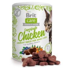 Brit Pochúťka Care Cat Snack Superfruits kura 100g