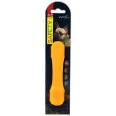 Dog Fantasy Návlek LED svietiaci oranžový 15cm