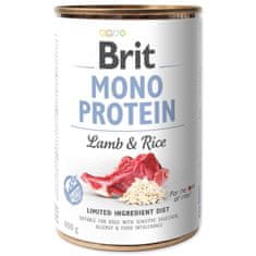 Brit Konzerva Mono Protein jahňa s ryžou 400g