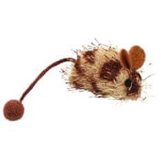 Magic Cat Hračka myška plyš, bavlna s catnip 6cm 60ks