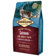 Carnilove Krmivo Adult Cats Sensitive & Long Hair Salmon 2kg