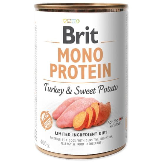 Brit Konzerva Mono Protein morka s batátmi 400g