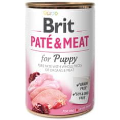 Brit Konzerva Paté & Meat Puppy kura 400g
