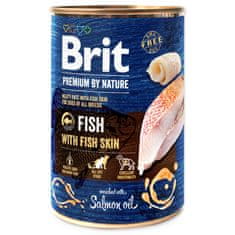 Brit Konzerva Premium by Nature ryba s kožou 400g